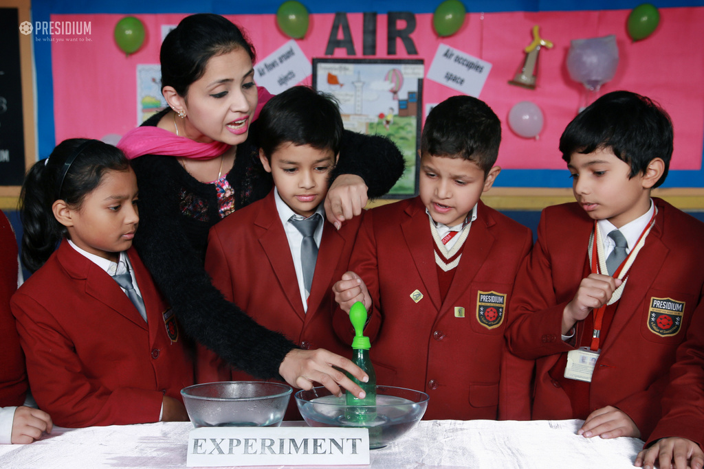 Presidium Punjabi Bagh, PRESIDIANS LEARN ABOUT AIR WITH THE AID OF ENGAGING ACTIVITIES